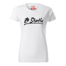 Dámské tričko - Ze Štatlu černý potisk