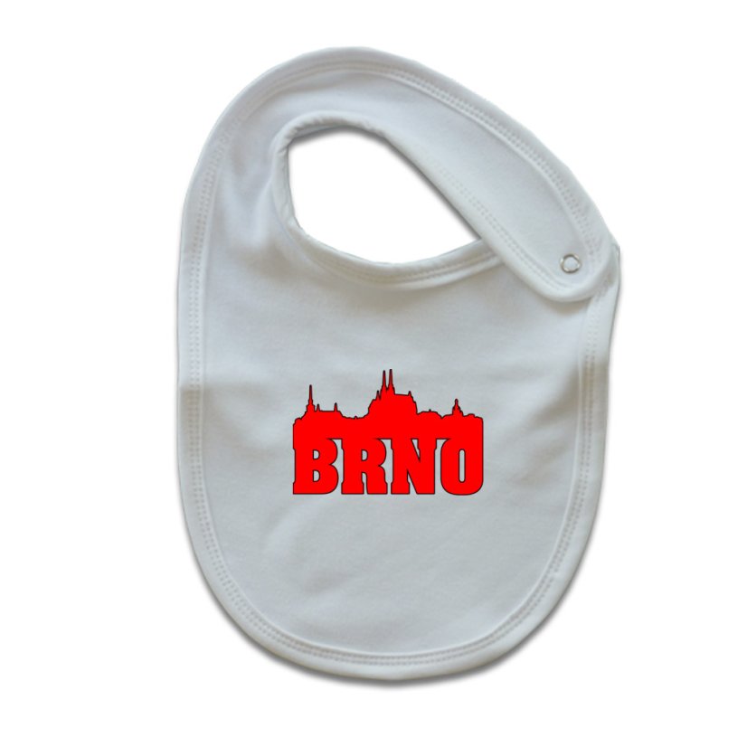 Bryndák - Silueta Brna - Barva: Bílá, Velikost: UNI