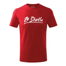 Dětské tričko - Ze Štatlu bílý potisk