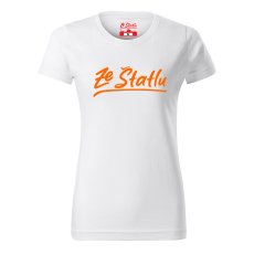 Dámské tričko - Ze Štatlu oranžový potisk