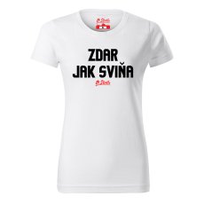 Dámské tričko - Zdar jak sviňa