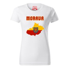 Dámské tričko - Morava mapa