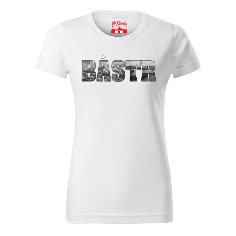 Dámské tričko - Bástr - Barva: Bílá, Velikost: M