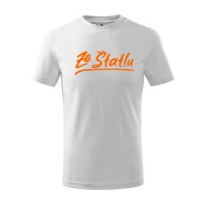 Dětské tričko - Ze Štatlu oranžový potisk