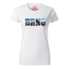Dámské tričko - Brno barevné