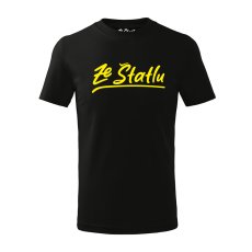 Dětské tričko - Ze Štatlu žlutý potisk