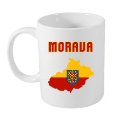 Keramický hrnek - Morava mapa