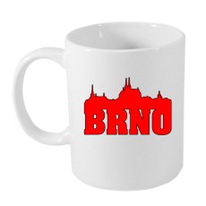 Keramický hrnek - Silueta Brna