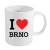 Keramický hrnek - I love Brno