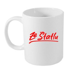 Keramický hrnek - Ze Štatlu červený potisk