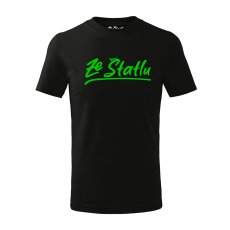 Dětské tričko - Ze Štatlu zelený potisk