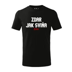 Dětské tričko - Zdar jak sviňa