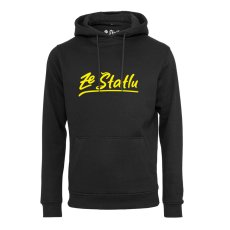 Unisex mikina - Ze štatlu žlutý potisk