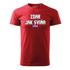 Pánské tričko - Zdar jak sviňa