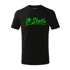 Dětské tričko - Ze Štatlu zelený potisk