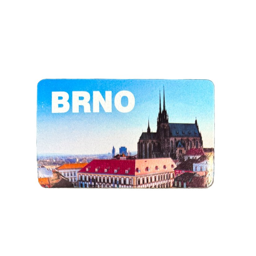 Magnetka Brno barevné Magnetka Brno barevné