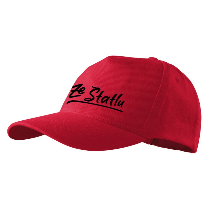 Kšiltovka - Ze Štatlu černý potisk