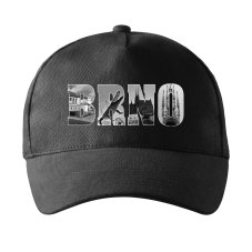 Kšiltovka - Brno černobílé