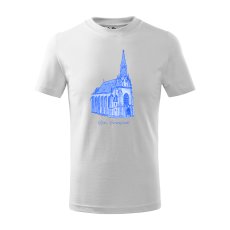 Dětské tričko - Červený kostel kresba