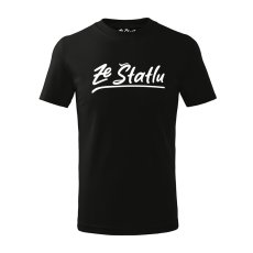 Dětské tričko - Ze Štatlu bílý potisk