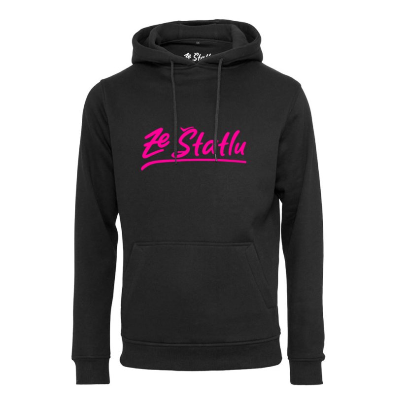 Unisex mikina - Ze štatlu růžový potisk