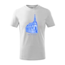 Dětské tričko - Červený kostel kresba