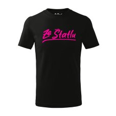 Dětské tričko - Ze Štatlu růžový potisk