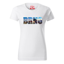 Dámské tričko - Brno barevné