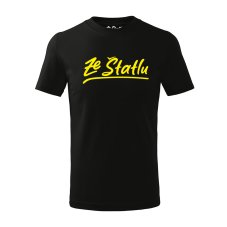 Dětské tričko - Ze Štatlu žlutý potisk