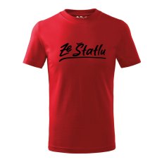 Dětské tričko - Ze Štatlu černý potisk
