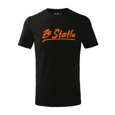 Dětské tričko - Ze Štatlu oranžový potisk