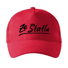 Kšiltovka - Ze Štatlu černý potisk