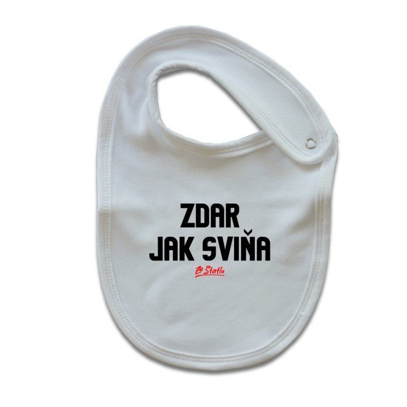 Bryndák - Zdar jak sviňa - Barva: Bílá, Velikost: UNI